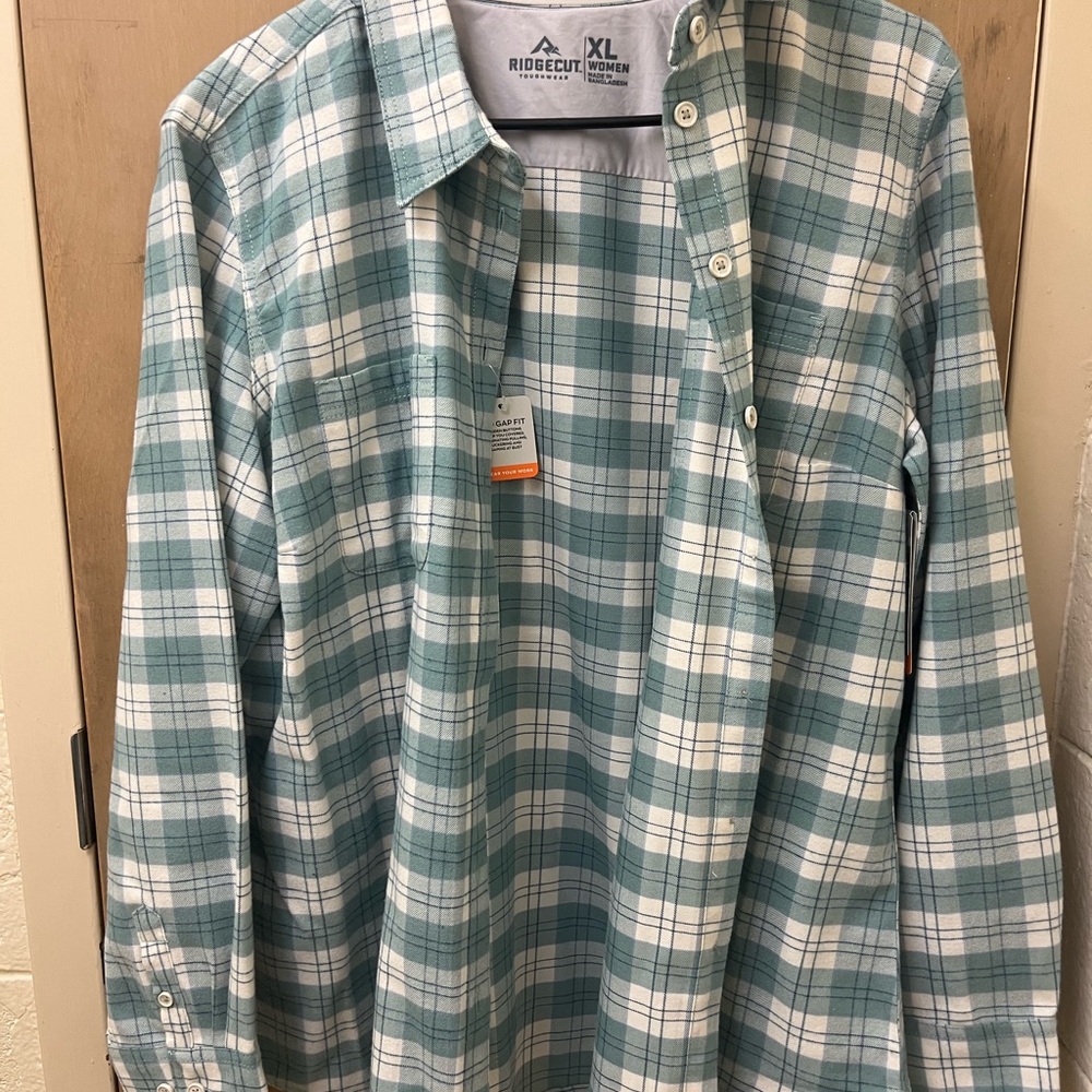 Men's Green Plaid Shirt